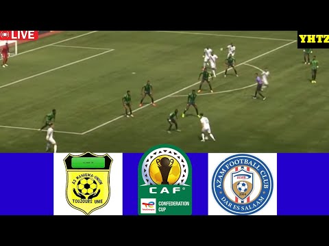 LIVE AS MANIEMA 2 VS 0 AZAM FC CAF COMFEDERATION CUP HII LEO