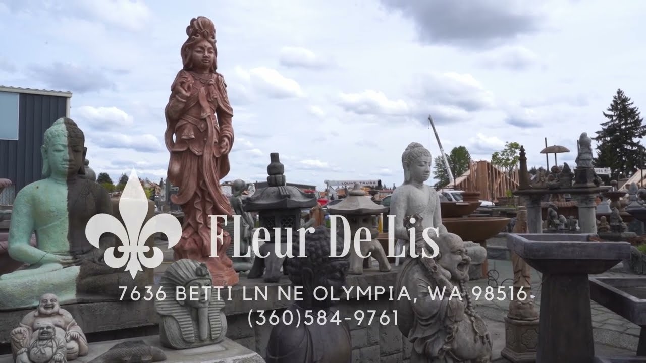Fleur de Lis garden Ornaments LLC - YouTube