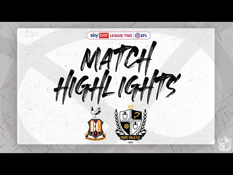 Bradford Port Vale Goals And Highlights