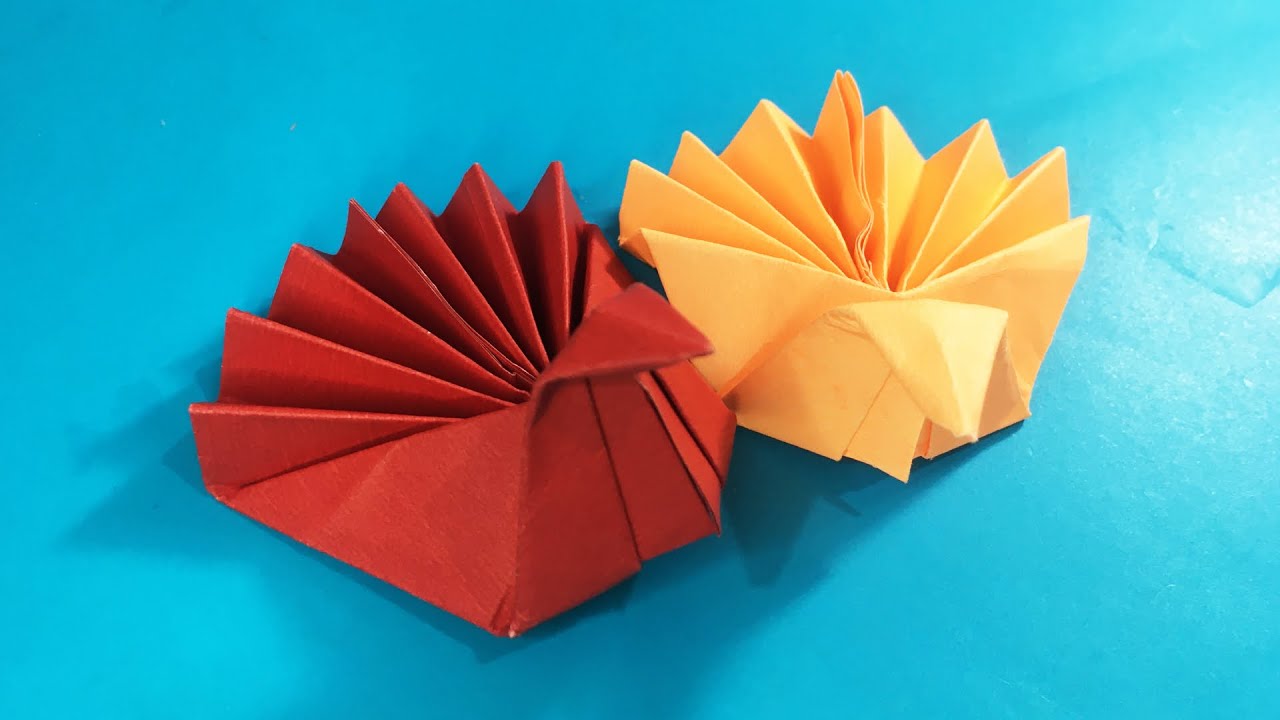 🦃 How To Make Fun Origami Turkey