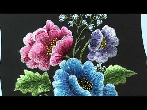 Анонс курса"Вышивка гладью . Китайская техника вышивки.