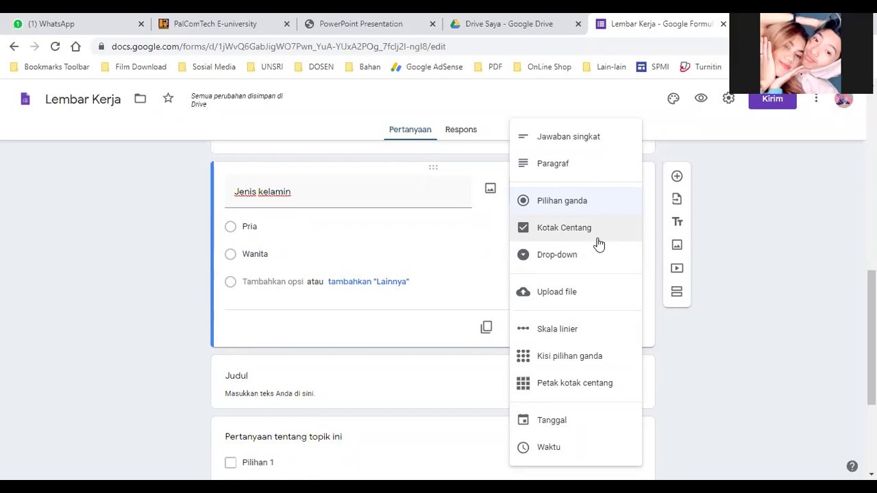 Membuat Kuesioner dengan Google Form 