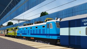 |Loco Failed| Rescue Of Tulasi Express By WDM3D