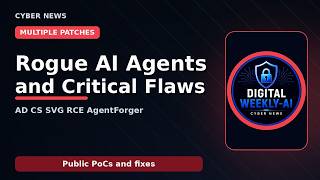 Rogue AI Agents and Critical Flaws: AD CS, Bing SVG, Redis, AgentForger