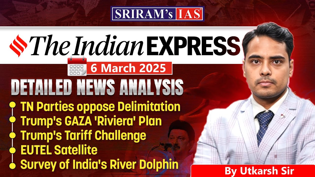 Indian Express Newspaper Analysis | 06 March 2025 | The Indian Express ...