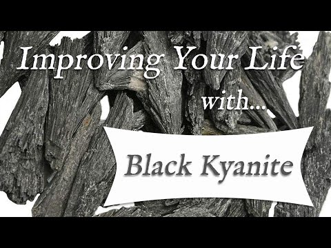 BLACK KYANITE 💎 TOP 4 Crystal Wisdom Benefits of Black Kyanite Crystal! | Stone of Stability