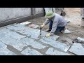 Amazing Techniques Construction Installation Of Garden Stone   Building Step By Step