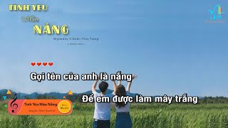 [Karaoke] Tình Yêu Màu Nắng- Đoàn Thúy Trang ft. Big Daddy(Guitar Solo Beat), Muối Music | Tháng Năm