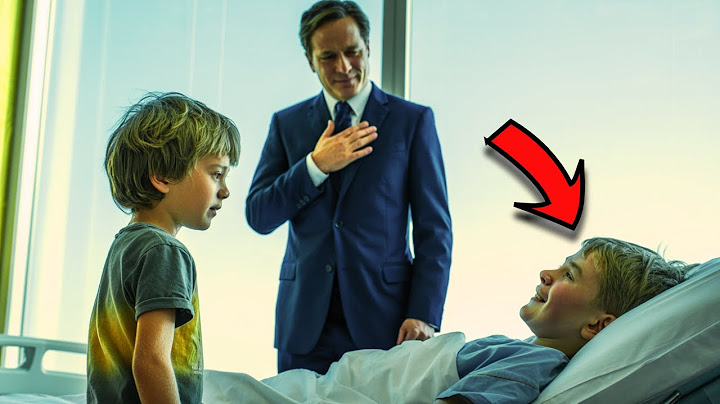 Millonario ve a un niño pobre visitar a su hijo enfermo... Sus palabras lo hicieron llorar.