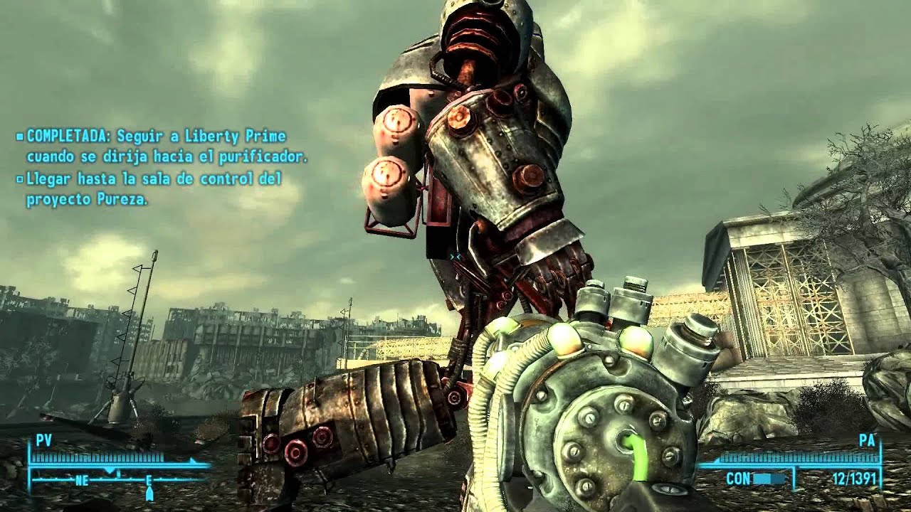 Fallout 3 - End main game and Broken Steel Start - YouTube