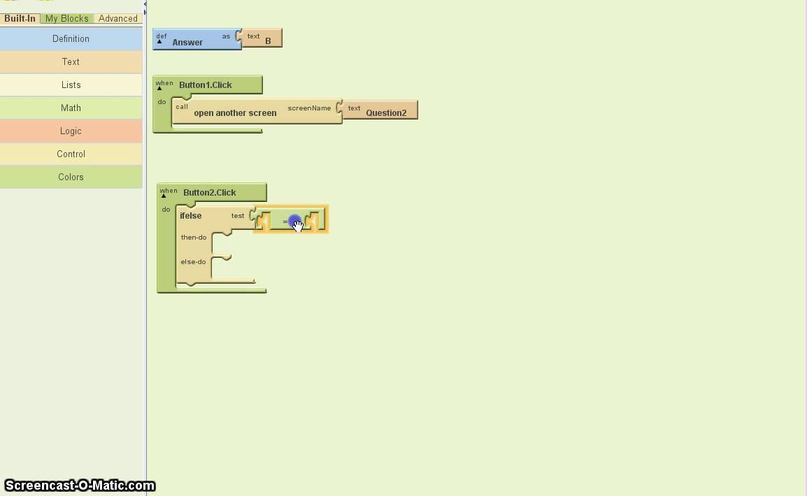 Multiple Choice Blocks Editor Tutorial