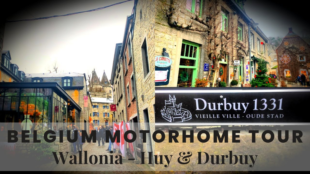 Belgium Motorhome Road Trip - Driving to Wallonia - Huy & Durbuy