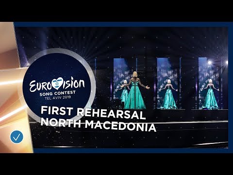 North Macedonia 🇲🇰 - Tamara Todevska - Proud - First Rehearsal - Eurovision 2019