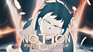 Winter Open Collab - Notion flow Edit #corazonoc2 FREE PROJECT