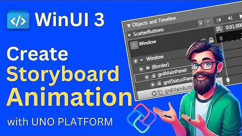 Windows UI 3 : Uno Platform | Storyboard Animation | Double Animation