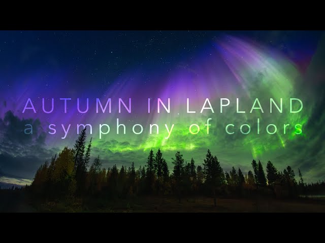 Autumn in Lapland : A symphony of colors 4K class=