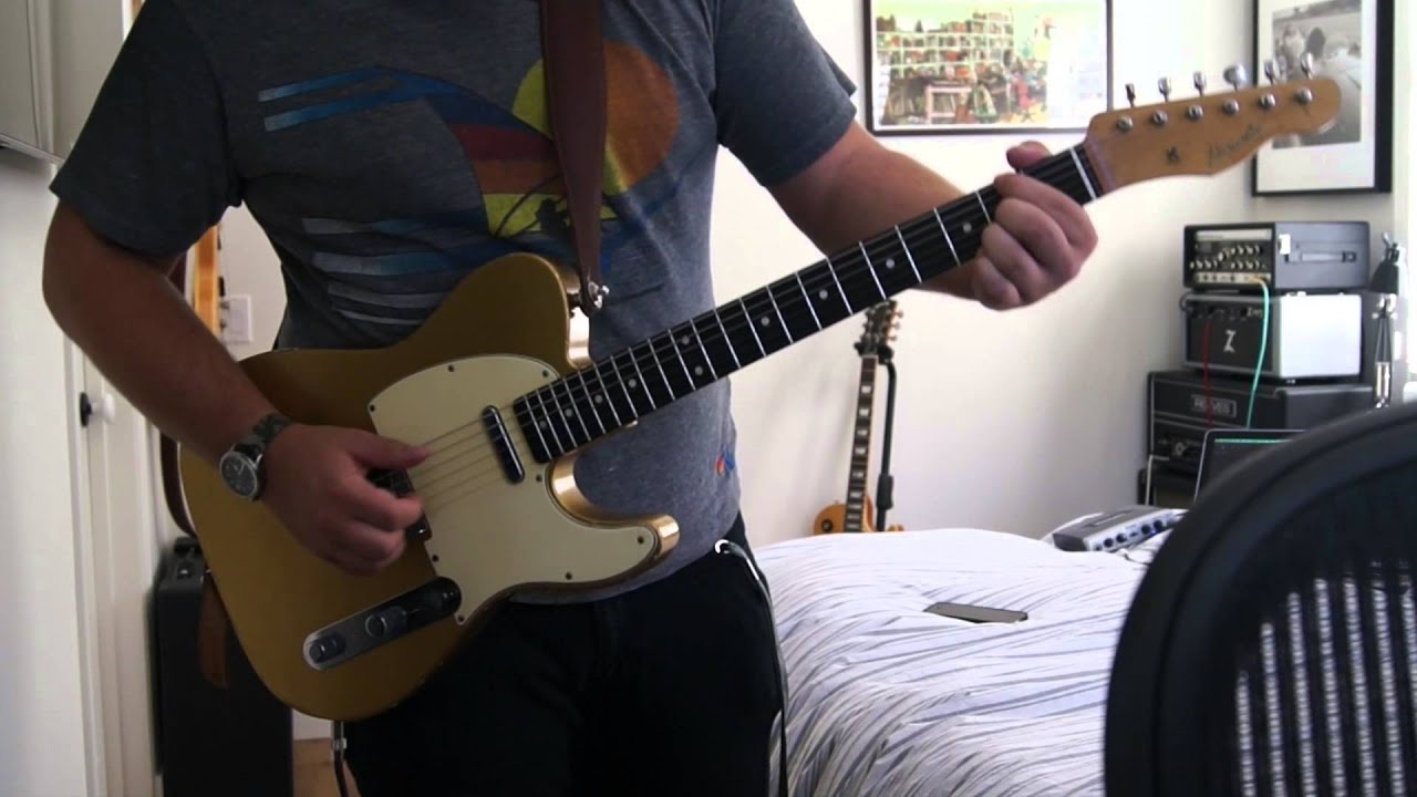 Danocaster T Style with Peter Florence TE60 Pickups (Clean) - YouTube