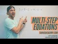 Solving Multi-Step Equations LIKE A BOSS!! // TARVER ACADEMY MATH