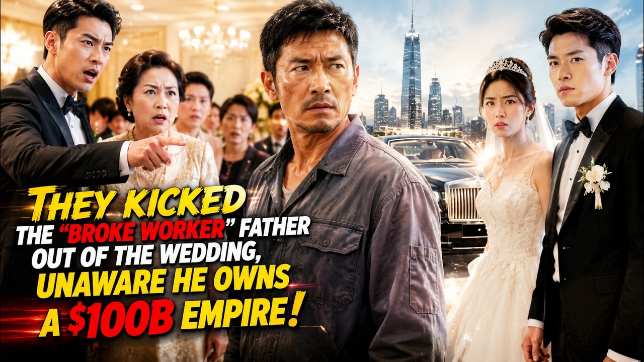 They Kicked the "Broke Worker" Father Out of the Wedding, Unaware He Owns a $100B Empire!