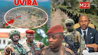 UPDATES: IBYA UVIRA GEN.MAKENGA ABISHYIZEHO AKADOMO. MASISI M23 IRI KUMISHWAHO AMABOMBE NA DRONE!