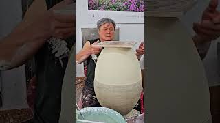 A large moon jar and firing PART 2