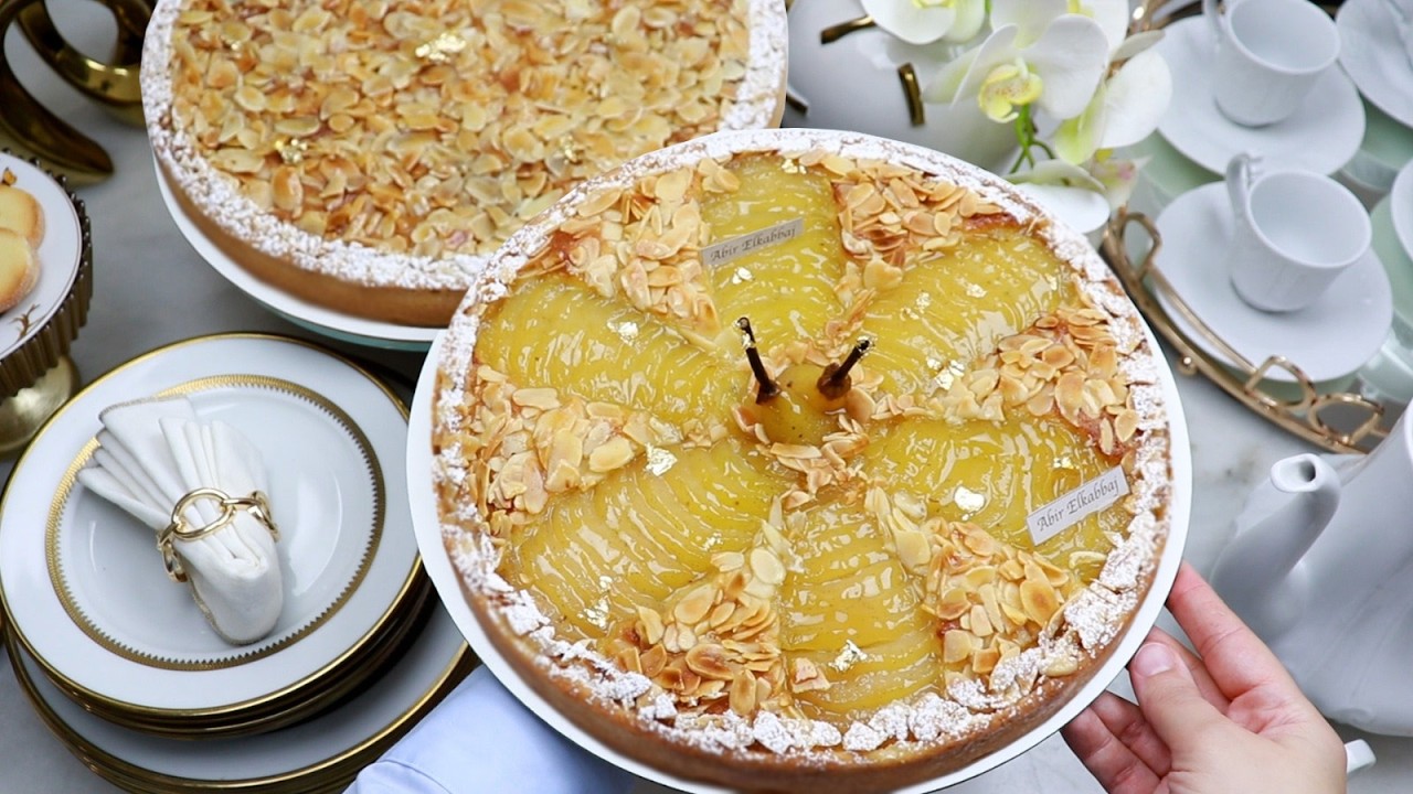 طرطة اللوز وطرطة اللوز والاجاص يستحيل تكوني جربتي هذه الطريقه من قبل منتهى القرمشة والتعليكة