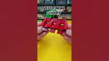 LEGO tutorial cinema chairs #lego #tutorial #short #multibrick