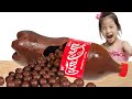 콜라 초콜렛 만들기 서은이의 큰 초콜렛콜라 만들기 레고 젤리 만들기 Seoeun make Giant Coke Chocolate