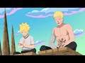 Naruto teaches boruto sage mode  boruto episode fan animation