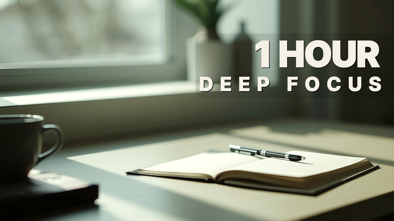 [Quiet Focus] Soft Reading Ambient — 차분한 독서 배경 음악 (1 Hour)