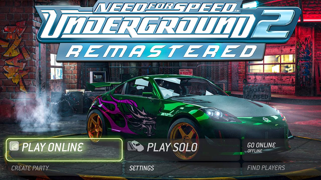 MEU NOVO NEED FOR SPEED UNDERGROUND 2 (É TUDO ISSO?) - REMASTERIZADO 