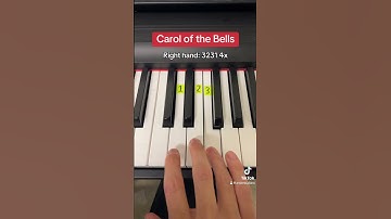 Thumbnail of Carol of the Bells easy piano tutorial!