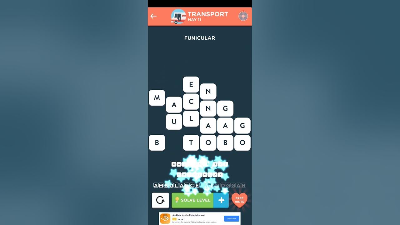 WordBrain 2 Daily May 11 ROUND THINGS Answers Wordbrain 2 Daily