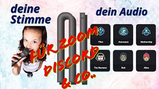 Deine Stimme in Echtzeit umwandeln in Telefonkonferenzen, Zoom & Co mit AI / KI screenshot 1