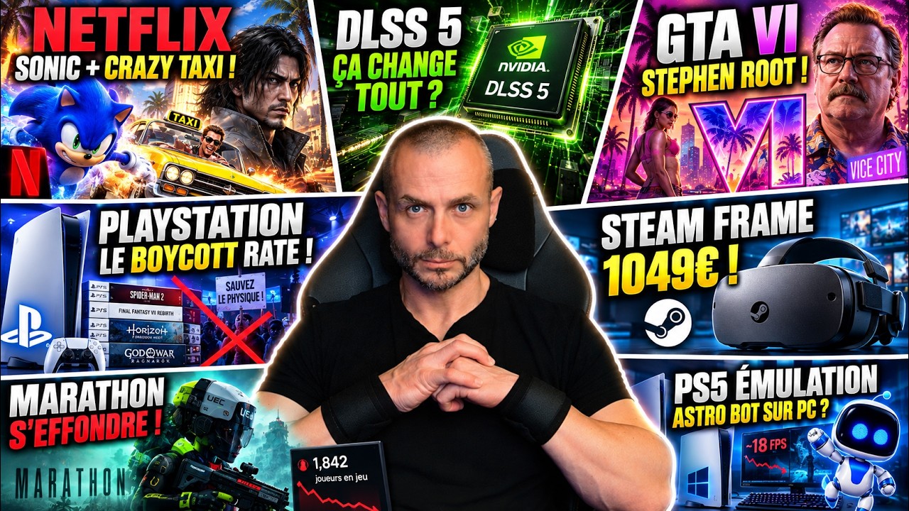 🔥ACTU GAMING DU JOUR (15 Septembre): GTA VI CONFIRME Stephen Root ! MARATHON s’effondre...
