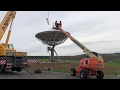 Skybrokers installs an used vertexrsi 9m antenna for ses