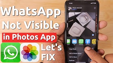 WHATSAPP Not Showing in iPhone PHOTOS App Share Sheet | HOW TO FIX?