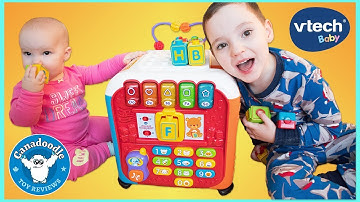 VTECH Alphabet Activity Cube! Preschool Learning Toys for Babies and Toddlers