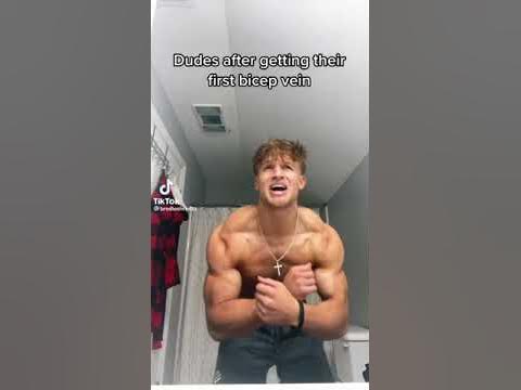 When you get your first bicep vein #shorts - YouTube