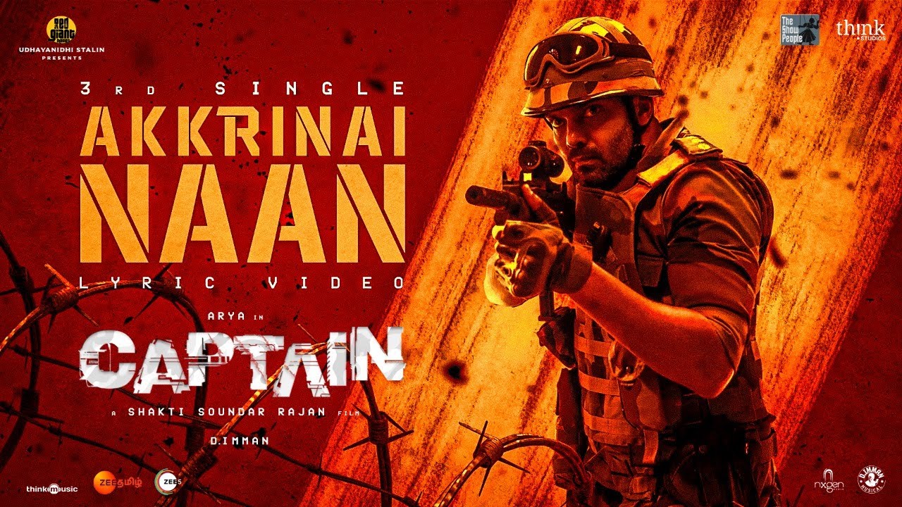 ⁣Akkrinai Naan Lyric Video| Captain |