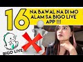 Mga bawal sa bigo live app habang naka live