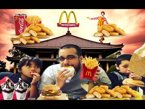 🍔 먹방 HUGE McDonald’s Mukbang/Eating Show | Quarter Pounder, Chicken Nuggets, Happy Meal, McRib