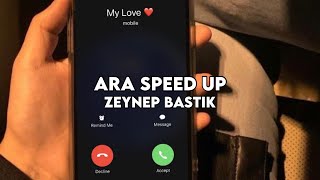 Zeynep Bastık - Ara Lyrics (speed up/hızlı versiyon) Resimi