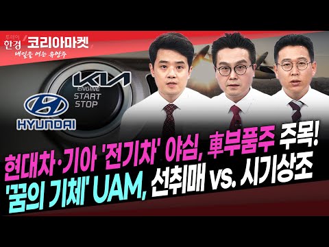 [#내여주] 현대차·기아 전기차에 집중, 車부품주 누가 수혜받나ㅣ13조 시장 &amp;#39;꿈의 기체&amp;#39; <strong>UAM</strong>, 선취매 vs. 시기상조