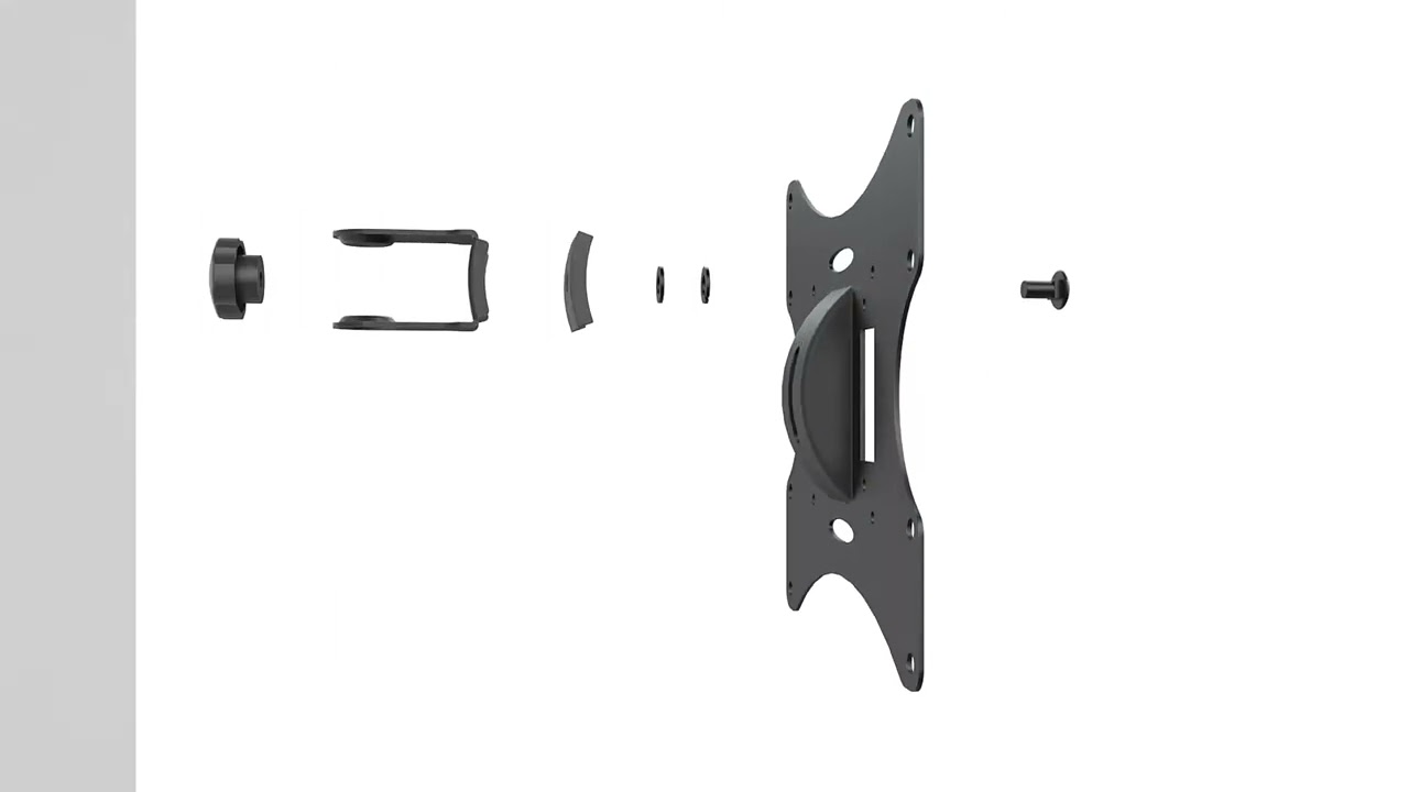 Monoprice EZ Series Full Motion Articulating TV Wall Mount Bracket - For TVs 23in to 42in - 43215
