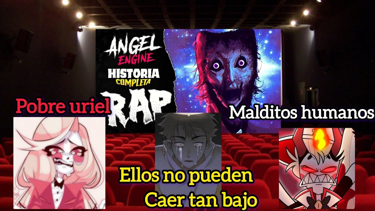 Hazbin hotel reacciona a universos capítulo 7 rap de  angel Engine