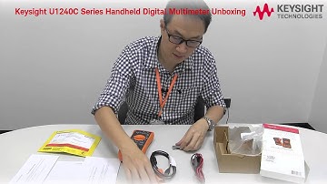 Keysight U1241C/U1242C Handheld Digital Multimeter Unboxing
