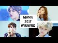 MAMA 2017 WINNERS | All Winners