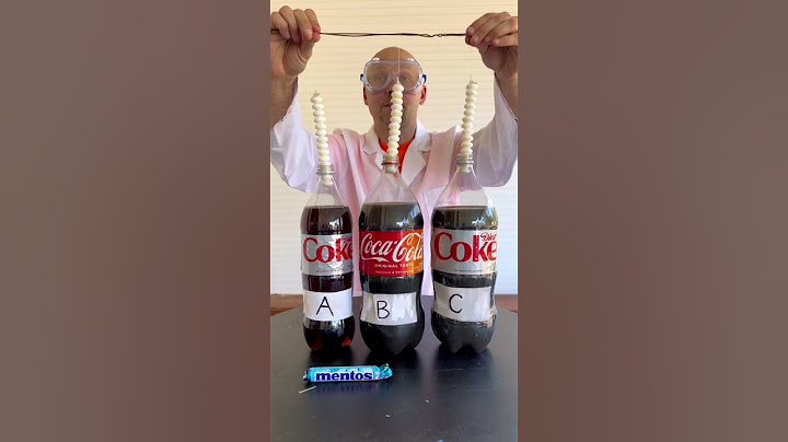Mentos and coke challenge