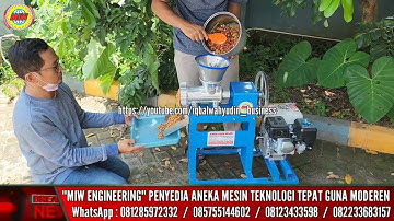 Mesin Giling Sambel Pecel Motor Bensin 🔴 Mesin Penggiling Sambel Kacang Murah Kediri Madiun Jombang